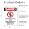 Signmission Safety Culture Sign, 3.5 in Width, Vinyl Decal, Rectangle OS-2PACK-DS-D-35-V-1101 - alternate 4